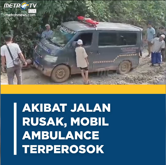 Metro_TV's tweet photo. Akses jalan yang tak kunjung diperbaiki oleh pemerintah di Merangin, Jambi ada 3 tiga titik jalanan rusak dan hanya bisa 1 yang bisa dilewati kendaraan di daerah tersebut. Warga berharap pemerintah setempat memperbaiki jalanan yang rusak.

#merangin #jambi #jalanrusak #ambulance https://t.co/sOkM7kijWK