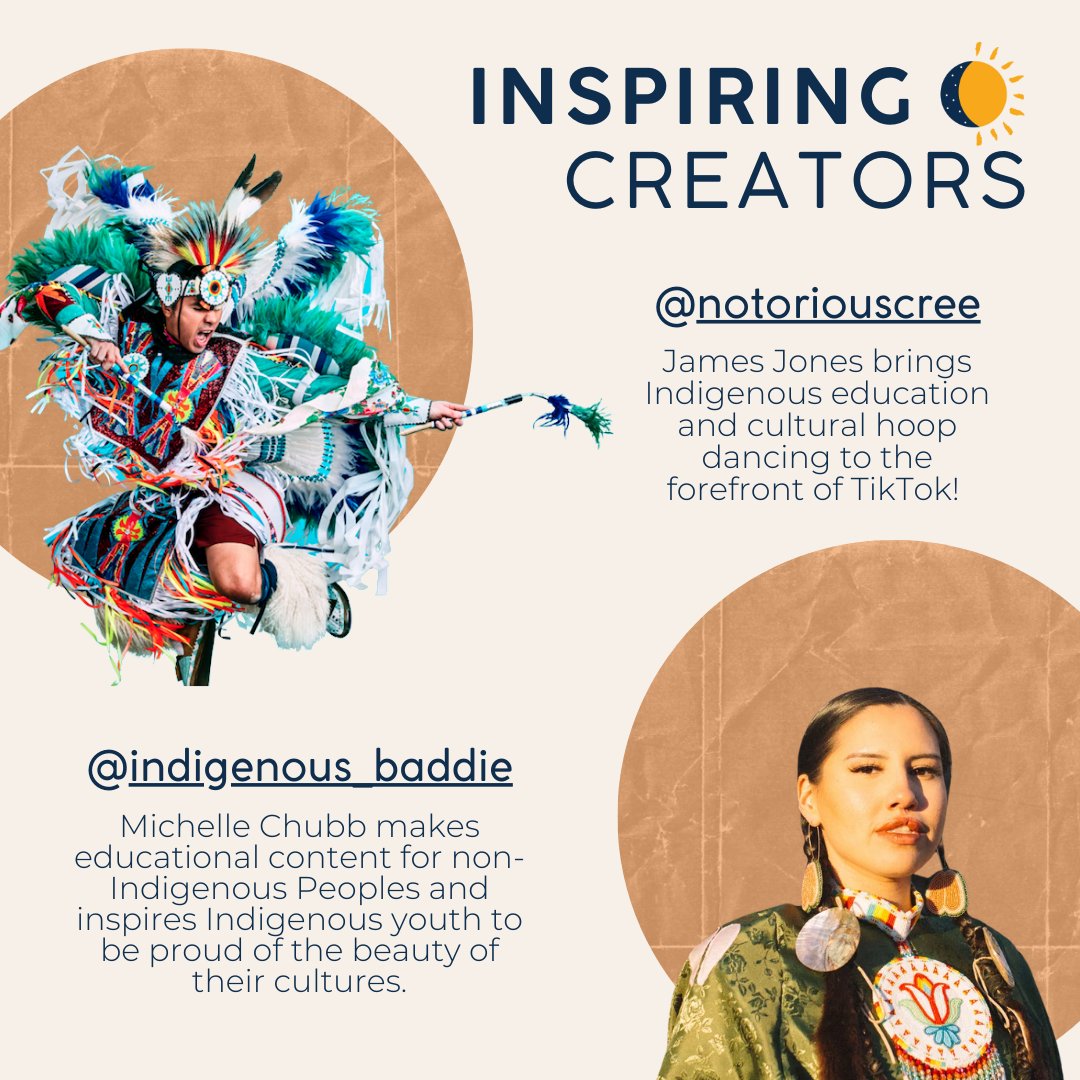 National #IndigenousHistoryMonth is about recognizing and celebrating the rich history, culture, diversity, and contributions of First Nations, Inuit, and Métis Peoples. Check out these ✨ inspiring creators ✨ who share Indigenous education and culture on social media! #NIHM2024