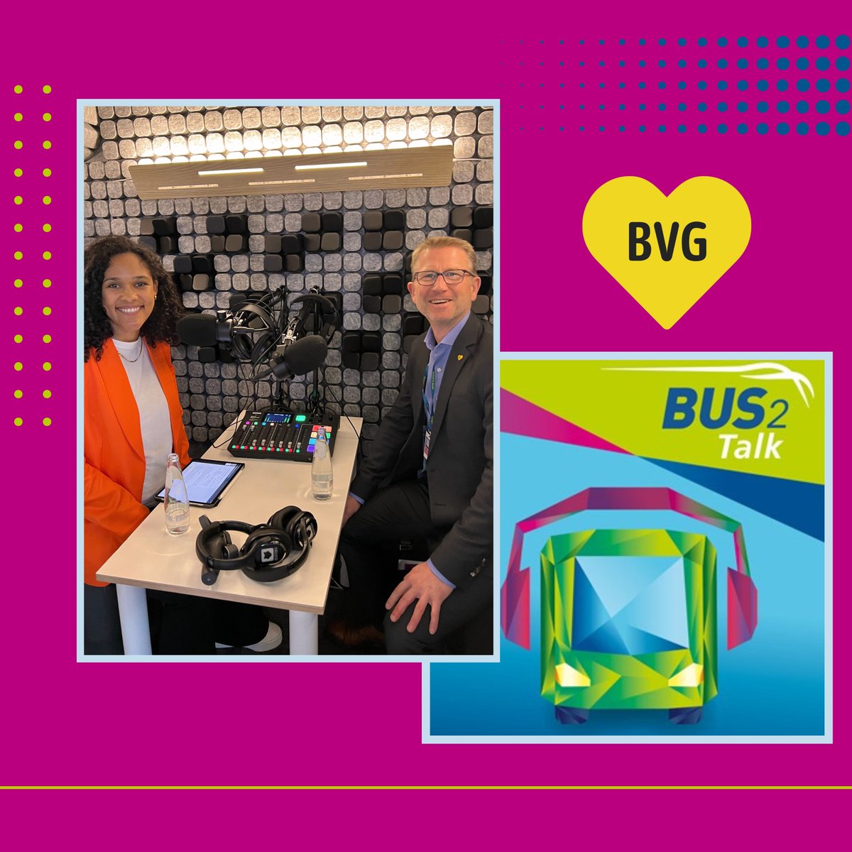 🚍✨🎧 Ab Morgen in unserem BUS2BUS Newsroom
🎙️ Unsere #Podcast-Moderatorin Totinia Hörner hat sich während der Fachmesse #BUS2BUS2024 in Berlin mit dem COO der BVG, Dr. Rolf Erfurt, zusammengesetzt.
Verpassen Sie nicht die nächste Episode - 4 June
🔗: di-ri.co/jpKba
