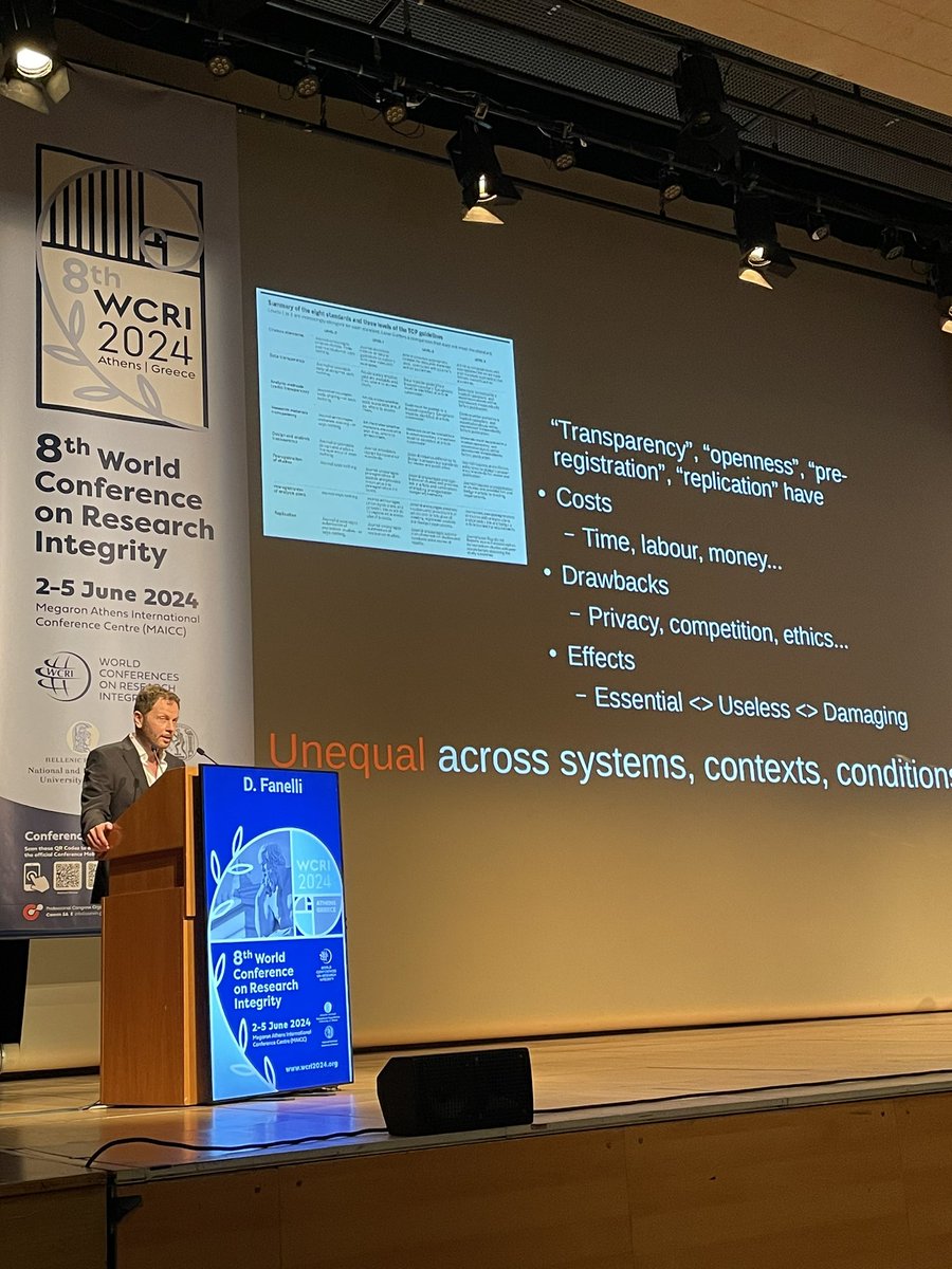 SusannaASansone's tweet photo. @HeriotWattUni On policy making: is it really effective, or maybe just in certain disciplines? But even there we cannot be sure …… Example used (but concept is generalisable) are the #TOPguidelines for journals policies #WCRI2024 https://t.co/PbM5O7aXh7