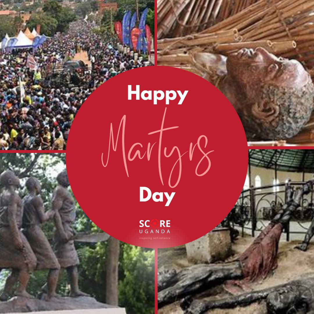 ScoreUganda's tweet photo. Remembering the #UgandaMartyrs, whose faith endured adversity, @ScoreUganda dedicates itself to building resilient, self-reliant communities. Their sacrifice inspires our mission to uplift &amp; empower Women &amp; Girls. #HappyMartyrsDay! (Joshua 24:15). https://t.co/KB6ViFu8ix