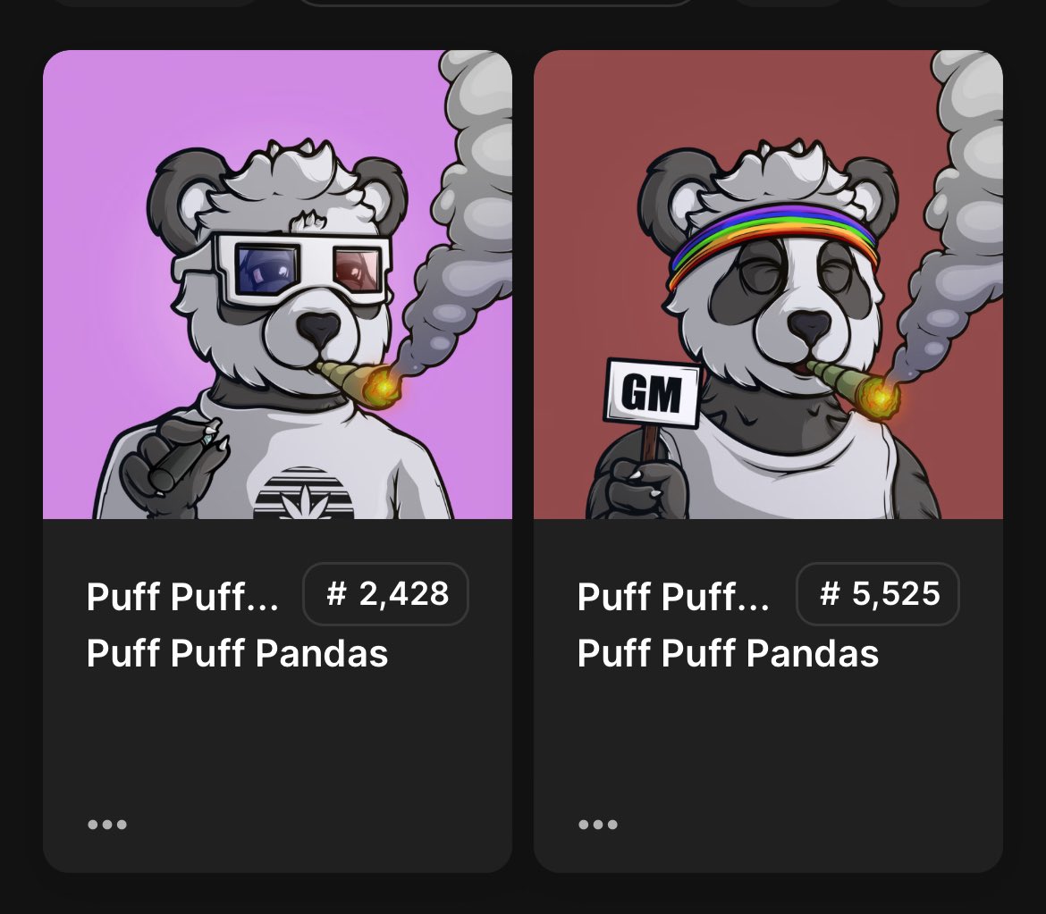 MightyJoeMorris's tweet photo. New Metadata. Whoโs this? ๐ผ
@puffpandas
#PuffPandas #Web420 #Web3 #Pandas #Metadata #ETH #420community https://t.co/TIzwwoEeno
