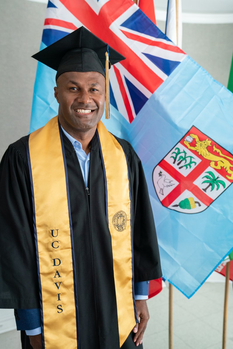🇺🇸👏🇫🇯 Congratulations to our <a href="/HumphreyProgram/">Humphrey Fellowship Program</a> Fellow Ilaisa Naca on successfully completing a year of graduate study and professional development at <a href="/ucdavis/">UC Davis</a> specializing in Natural Resources, Environmental Policy, and Climate Change. Hear from him this Thursday in our latest