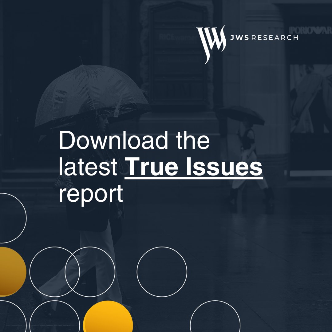 Our latest #TrueIssues survey report is out now, plus two additional special releases. One in the #FederalBudget aftermath &amp; another assessing sentiment re: the #FutureMadeInAustralia plan.

More: jwsresearch.com/2024/06/03/fed…

#JWSResearch #findoutwhattheyrethinking #auspol