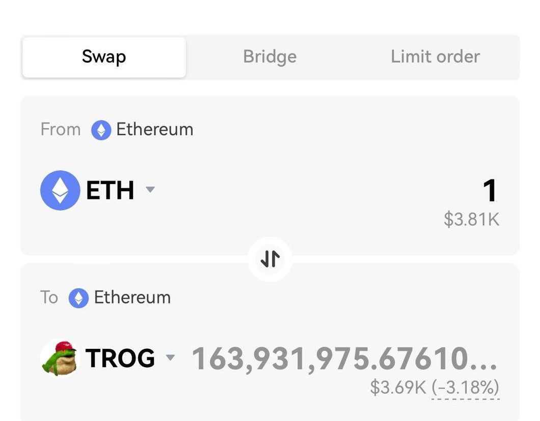 got $TROG airdrop x.com/Trog_ETH/statu…
