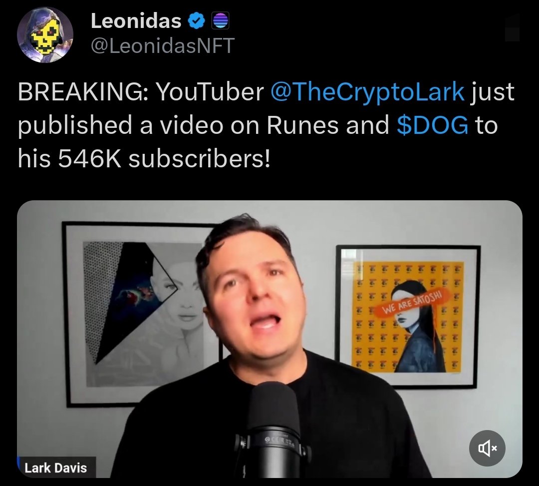 🟠 24H ORDINAL RECAP🟠

Crypto influencers are coming for $dog , and much more,

🧵👇

1/12