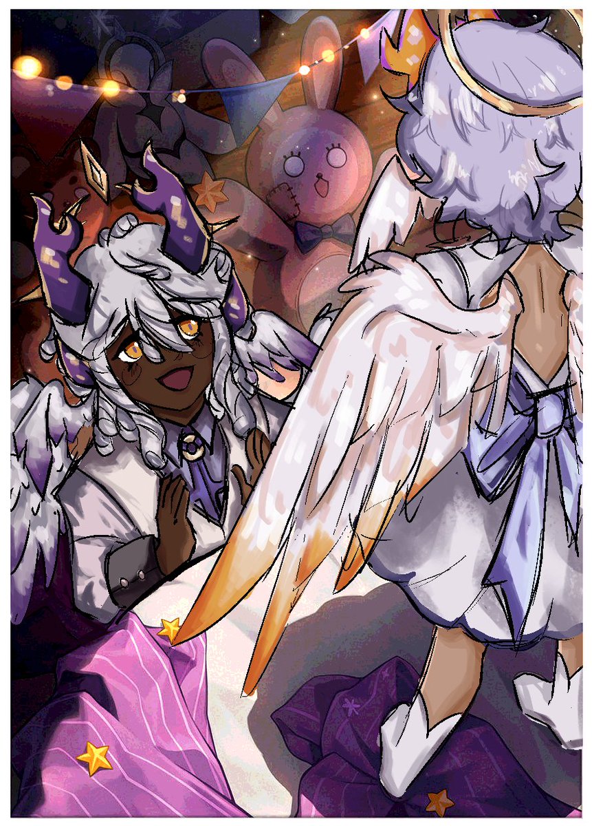 dailyVALK's tweet photo. 219

i liked @/treatpawt's sunday dom so i put them in concert for two. pls ignore that i didn't redraw the background https://t.co/wD6x6C2L9s