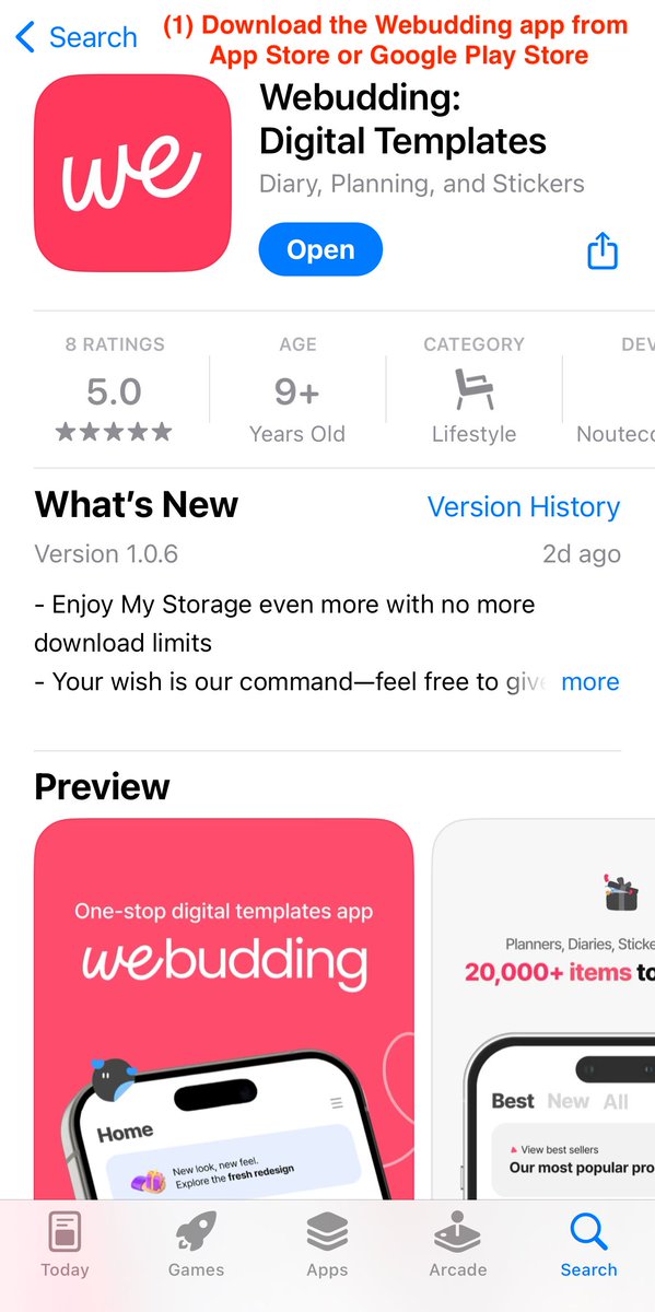 webudding_th's tweet photo. @fluffpuffy_ 🌟 วิธีดาวน์โหลดสติกเกอร์ฟรีจาก Webudding🌟 

1) ดาวน์โหลดแอป Webudding จาก App Store หรือ Google Play Store
2) Instant Login (3 วินาที​!) โดยใช้ อีเมล หรือ Apple ID
3) ไปที่ลิงก์สินค้าฟรี และคลิก 'Buy' (สินค้าฟรีจะมีค่าเป็น 0 seeds)
4) ตรวจสอบการดาวน์โหลดของคุณที่ 'My Storage' https://t.co/4GFL6J0dU9