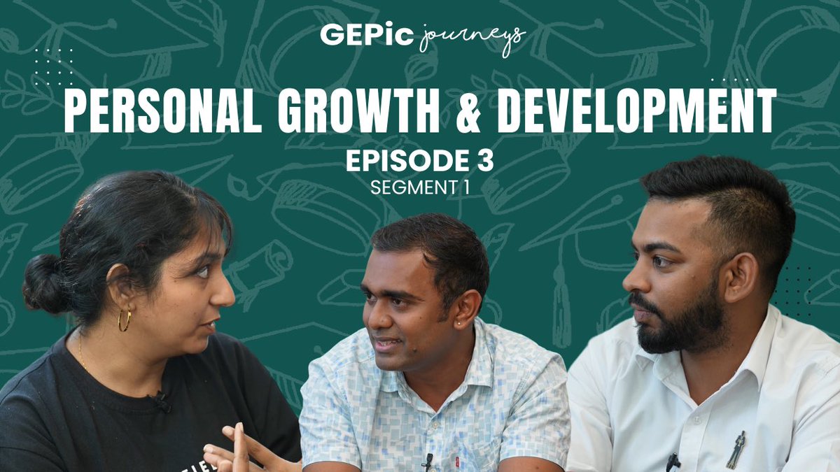 GEP360's tweet photo. GEPic Journeys Podcast! 🎙️

Episode 03: ‘Personal Fulfillment’ is out now on YouTube! 

Segment 01 - https://t.co/DeowhFkOXG

Segment 02 - https://t.co/LgAlhK7iXj

Segment 03 - https://t.co/k8rygjPlLU

#GEPicJourneys #Podcast https://t.co/FoZG9yRpXB