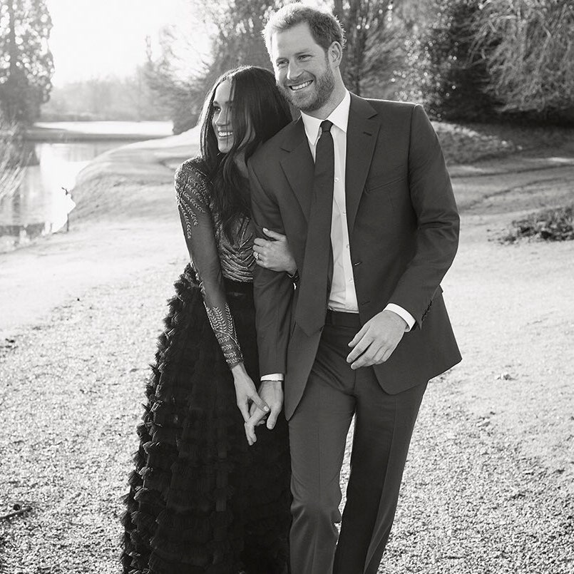 SuburbanDuchess's tweet photo. Prince Harry asked Meghan Markle to marry him on different dates according to whom is answering that question. There is one of Meghan being on the phone in her documentary where she whispers that it's happening, and Harry has a picnic blanket on the grass outside with her dog having two broken front legs. 
Honestly, in that version I was much more concerned for her dog than any proposals of marriage. 
So I'll go with the first version, since that's the one with which we are most familiar. One November evening when Harry and Meghan were in their cottage at Kensington Palace cooking roast chicken, or trying to they said, Harry got down on one knee and started to ask Meghan if she would marry him. 
But she cut him off before he could utter those few words and said, "Yes! Can I say yes now? Yes! Yes! Yes!"
Behind the scenes Queen Elizabeth II wasn't keen on Harry's choice of a bride, since the Palace had done sufficient background checks on Meg, but Harry assured the monarch he would have his way or tell the world the monarchy was r@cist. 
Queen Elizabeth acquiesced, thinking Harry was too far down the line of succession for his choice of a wife to matter overly much. Thus their engagement was announced on November 27, 2017. 
Harry had explained to Meghan she would have to accept her new royal restrictions and would have guidance ahead of their wedding. Harry claimed he told Meghan, "You know what you're letting yourself in for. It's a big deal and it's not easy for anybody." -Revenge
Meghan and Harry walked out into the Sunken Gardens at Kensington Palace at 10:00 in the morning to meet the photographers. Meghan wore a white coat and oversized heels as she leaned into Prince Harry and they smiled for the cameras. 
For the rest of the engagement photo shoot Meghan donned a $75,000 Ralph & Russo dress that was sheer. Fashionistas went wild for the glamorous fiancé, and the photographers noticed how tactile the couple was. Meghan rubbed Harry's back as they returned to their cottage. 
Then the couple filmed their engagement interview which took a while and was condensed into twenty minutes. Harry came off as genuinely nice and kind, but Meghan cut him off frequently and spoke over his words. 
Meghan contradicted herself when she said as an American she really didn't know too much about the royal family or Harry, and then she went on to say there is a global interest in the royals. So which one is it? 
Meghan absolutely knew who Harry was long before she made the trip to London as a teen. She had read books on Diana and had wanted to be a princess since she was small. Meghan had done a deep dive into what made Harry tick, and she knew he wanted to be mothered. Meghan wore Diana's perfume to their first encounter/date. She often dresses the way Diana did, but she does so in a slightly creepy way. 
During the interview, Harry mentioned how much he missed his mother, Diana, and he thought Diana would love Meghan and be so excited for him. Meghan clenched her jaw and looked down as Harry spoke about Diana. He clearly misses her, and it definitely affects their relationship.
When Harry explained he didn't know who Meghan Markle was and that he had never seen or heard of Suits (a cable tv series with about one million followers, so who can blame him), Meghan looked angry and upset. She followed Harry's assertion about not knowing Meg by stating she had no idea who Harry was. Laughable, but Meg was playing tit for tat. Quid pro quo. 
Then Meghan uttered the ridiculous sentences that she only needed to know if he was nice. If Harry was kind. 
Meghan already knew the answers to these questions, but many people, especially Americans lapped this up. 
I've long heard that many in the British audience could tell something wasn't right, but a large number of people still were very excited to have a woman of color join the royal family. 
The last thing noticed by the more astute watchers was the lovebombing Meghan was using on Harry. She gazed at him in an adoring manner and laughed too hard at something Harry had said that wasn't very humorous. Meghan came across to some as disingenuous. This was compared to the interview of Prince William and the then-Catherine Middleton. 
Catherine would wait for William to finish speaking before she would begin, and when William made a joke, Catherine did let down her guard and laughed and relaxed at that moment. Catherine had honestly answered the questions, including the tough one about what their temporary breakup had felt like and taught her. Catherine came across as genuine. William and Catherine were adorably in love. Genuinely in love. 
During her interview, Meghan said without any prompts, "Catherine has been absolutely wonderful." "Amazing," agreed Harry, "As has William as well. Fantastic support."
Was Harry lying back then, or did he change his story after Meghan had her effect on him over time? 
What's sad is Prince William and Catherine the Princess of Wales only ever wanted Harry to be happy. They wanted the best for him, and he got the worst.There are many reasons why their support stopped, and one is the distrust of Meghan and her actions. And now Harry does what Meghan has always done. Leaks. Lies. Planted fake stories and worse. 
Back to Harry's engagement to Meghan, they finished their interview and then Meghan was supposed to begin the process of learning how to be a royal and the history, the protocols and so much more. Meghan said she would become a British citizen, too. 
Queen Elizabeth had put a fantastic team together to help Meghan get settled and learn. Samantha Cohen, who loved worked for Queen Elizabeth, was Meghan's private secretary. Samantha hired or pulled in nineteen people to work on Meghan's team. Lady Susan Hussey was one of the women who was to advise the American ex-actress. 
While Meghan was receiving preferential treatment, she began painting herself as a victim. The press had been enraptured by her and Harry's engagement and had been ecstatic, writing, "(Meghan) was the best thing to happen to The Firm for decades and is more charismatic than the rest of them put together."
Richard Kay, who had admired Diana, wrote, "Meghan could be the next Diana in terms of global appeal." Sarah Vine wrote, "She provides an older, stable presence for the little lost boy...she will be giving up everything to marry the Prince."
This was too much for Samantha Markle to take. Whatever one thinks about Samantha, she was a good half-sister to Meghan. Samantha happily took care of her baby sister, changing diapers, playing with her and babysitting her through the years. But Samantha had also seen her father, Thomas Markle, adore and fawn over Meghan in a way he had never done with Samantha or Thomas Jr. 
Samantha spoke out about her sister, but it was Meghan's closest and longest best friend from childhood into their 30's, Ninaki Priddy, who delivered the most punishing blow, "Princess Pushy gets exactly what she wants and Harry has fallen for her play. She has always been fascinated by the Royal Family. She wants to be Princess Diana 2. She will play her role ably, but my advice to him is to tread carefully." -Revenge
The victim narrative Meghan started (and has not stopped) after the engagement was announced was over her treatment by the press, because not everyone was thrilled by her. This next quote is a flat out lie. "I've never been part of the tabloid culture (true, she wasn't important enough to be) and lived a relatively quiet life." Okay, let's stop here for a second. Meg is nothing if not loud and intrusive. Her views are supposed to supersede all other views, or she'll have a tantrum and pout. 
Meghan lived as an unsuccessful actress until Suits, and before that she was a briefcase girl on Deal or No Deal, and also a yacht girl and a Soho girl. Meghan had wanted to be loud and noticed, so the poor-me attitude was total nonsense. 
Meghan was also not being a very good pupil when it came to learning how to be a supporting royal. Meg would always be a supporting royal, and she needed to make the monarch and monarchy look good. Meghan didn't want that at all.
"I do not see (marrying Harry) as giving anything up. I see it as a change. It is a new chapter." Meghan never knew how much that attitude would cost her, and she is still paying. -Revenge
I'll end Engagement part 1 on this: Meghan ate up the positive press, and she told her Palace staff that her popularity was due to how unique she was. Meghan had thought she was special since her father taught her she was. Meghan thought she was finally discovered to be that special person and would be adored no matter what. 
Harry told his fiancé that Diana's stardust was falling on her. And nobody dared to tell Miss Meghan Markle she was special only because she was marrying into the royal family. Meghan's specialness was due to her being engaged to Prince Harry, a wildly popular royal. 
On her own, Meghan was still nobody. But since she was marrying the Prince Harry, that little boy who walked behind his mother's coffin that terrible day in September 1997, she was new and liked and special. 
I'm going to stop here. 
All the bad signs were already in place from the beginning. Why didn't Harry heed his family's advice? How did Meghan woo Harry? How much research did she do? What is wrong with the couple that they bothered the late Queen and Prince Philip from the start? Why did Meg take secret photos of certain royals without approval? Why did Meghan think she could get away with it? Why is she treating her father so deplorably?
It's overwhelming to contemplate the dark soul residing within Meghan. I'm setting this out so more people might become aware of how purposefully hurtful and cruel Meghan is. I think she has no conscience, but that's my opinion. I also think she's an evil presence in this world, but again, one does not have to agree with me. 
It is the facts that need to be studied. Facts do not lie. 
More to come. Though I need to write about good royals, since this one was tough to get through. 
I hope you have a wonderful day/evening/night wherever you are.