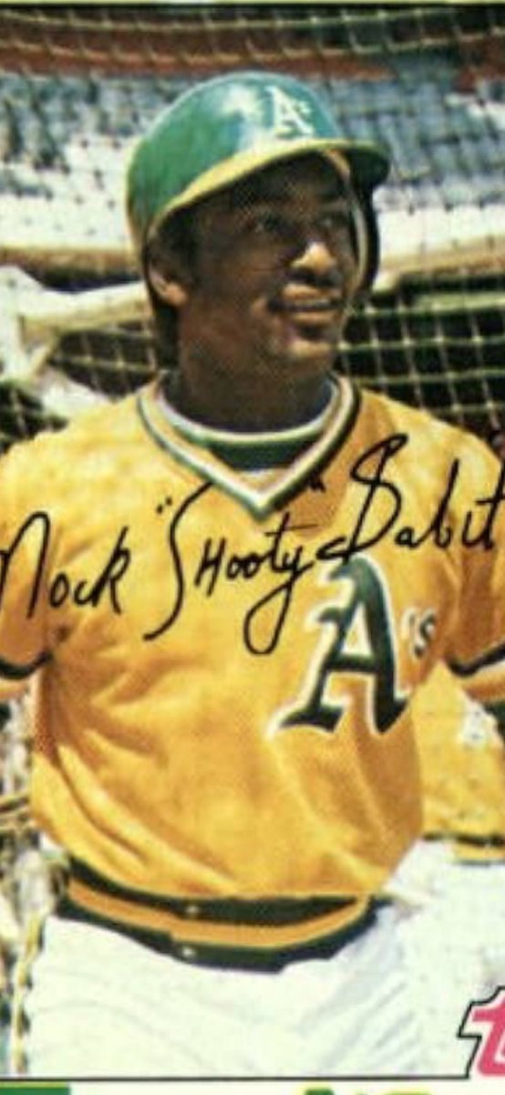 @benmaller who??? Former A’s 2B Shooty Babbit… who’s nickname would now be banned