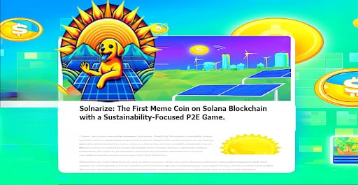 Solnarize: The First #MemeCoin on Solana #Blockchain with a Sustainability-Focused P2E Game🔗🌐

To Know More👇
thenewscrypto.com/solnarize-the-…

#Solnarize @SolnarizeSrize @solana