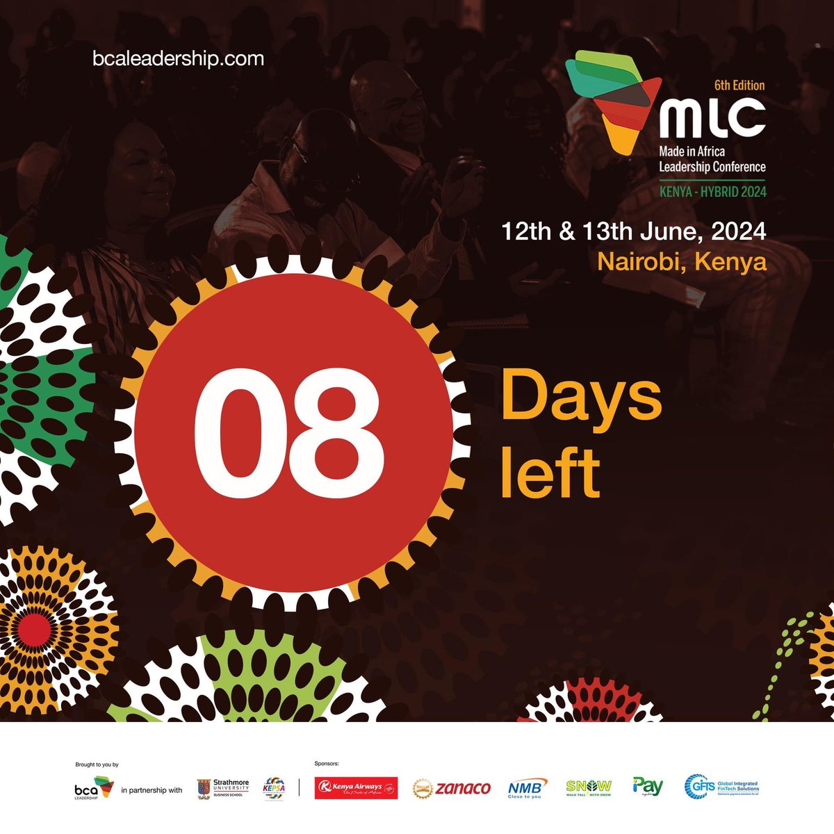 Mark your calendars! Only 8 days until the most anticipated leadership conference of the year! 
#MLC2024

Register now:
Virtual Delegate: lnkd.in/dUMNgyxf
In-person Delegate: lnkd.in/dK_GxfBb 

 #boldactionsboldresults

#Africa2024 #kenya #nairobifloods