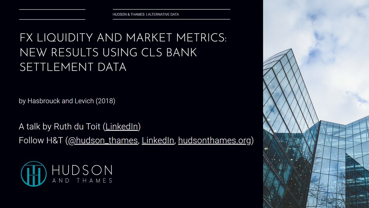 hudson_thames's tweet photo. 📢 Last Friday the H&amp;T Reading Group discussed “Market Data” that can be found in Chapter 19 of “The Book of Alternative Data: A Guide for Investors, Traders and Risk Managers” by Denev, A et al.
📚 Join our Reading Group here: https://t.co/wRCnZhKFMR https://t.co/6FGkalLL06