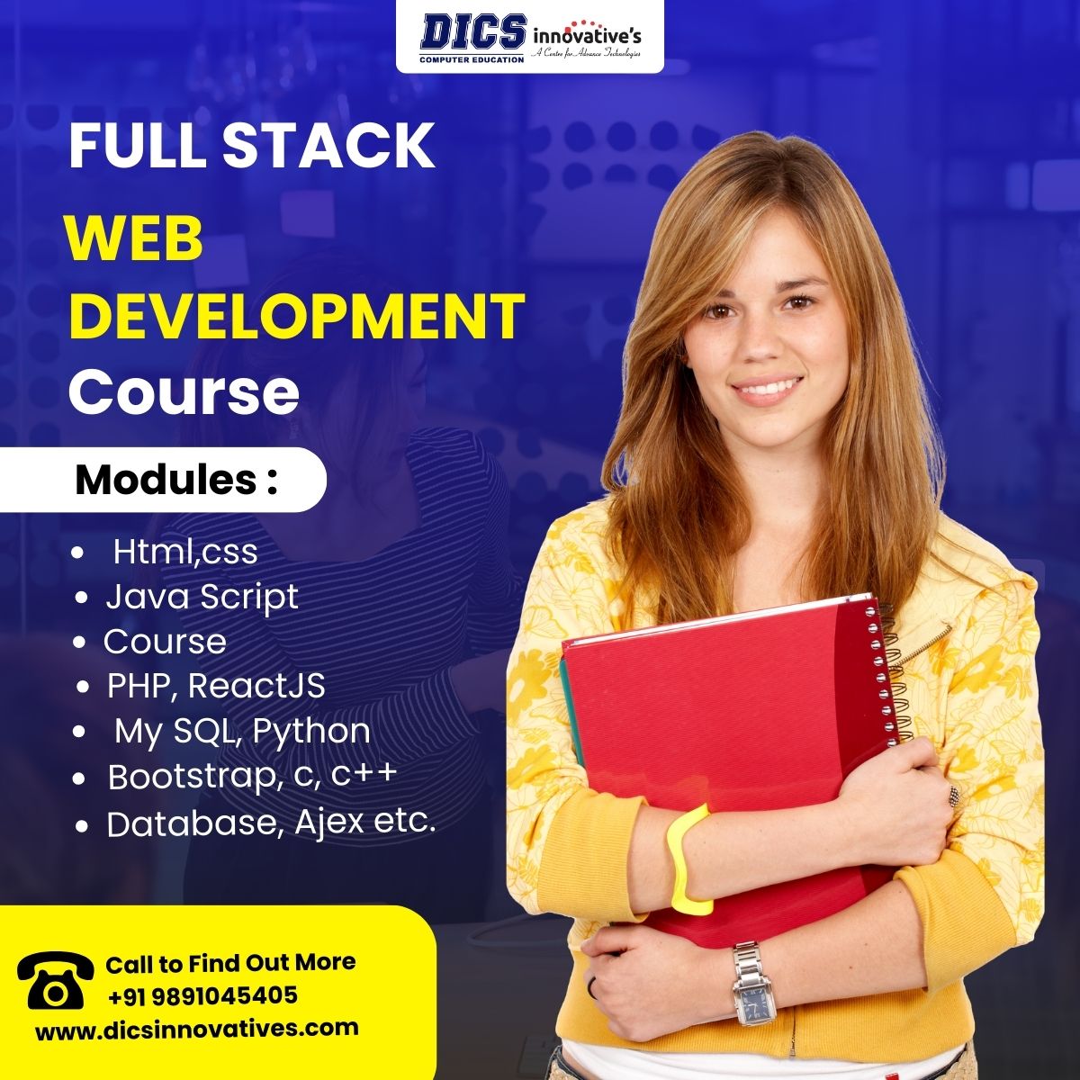 dicsinnovatives's tweet image. 𝐁𝐞𝐜𝐨𝐦𝐞 𝐚 𝐟𝐮𝐥𝐥-𝐬𝐭𝐚𝐜𝐤 𝐩𝐫𝐨 𝐰𝐢𝐭𝐡 𝐨𝐮𝐫 𝐜𝐨𝐦𝐩𝐫𝐞𝐡𝐞𝐧𝐬𝐢𝐯𝐞 𝐜𝐨𝐮𝐫𝐬𝐞 𝐢𝐧 𝐏𝐢𝐭𝐚𝐦𝐩𝐮𝐫𝐚
𝐂𝐨𝐧𝐭𝐚𝐜𝐭 𝐧𝐨𝐰 ⤵️
☎️ +𝟗𝟏- 𝟗𝟕𝟏𝟏𝟎𝟕𝟗𝟗𝟒𝟕
( dicsinnovatives.com )
#fullstack #DevelopmentCourses #education #DICSPitampura