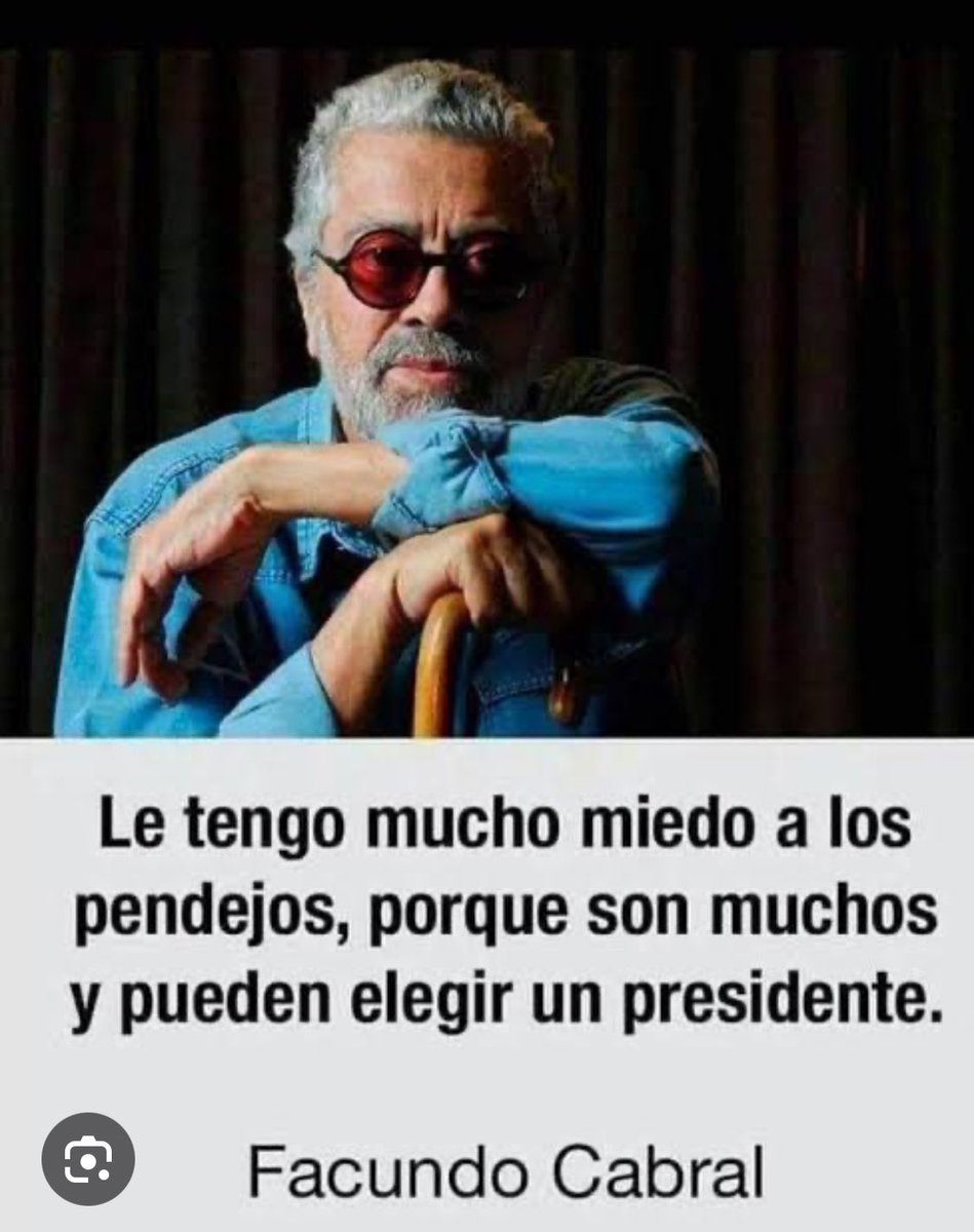 drpedrocrespo's tweet photo. Facundo Cabral siempre vigente.
#Elecciones2024México https://t.co/vgHwhREBW4