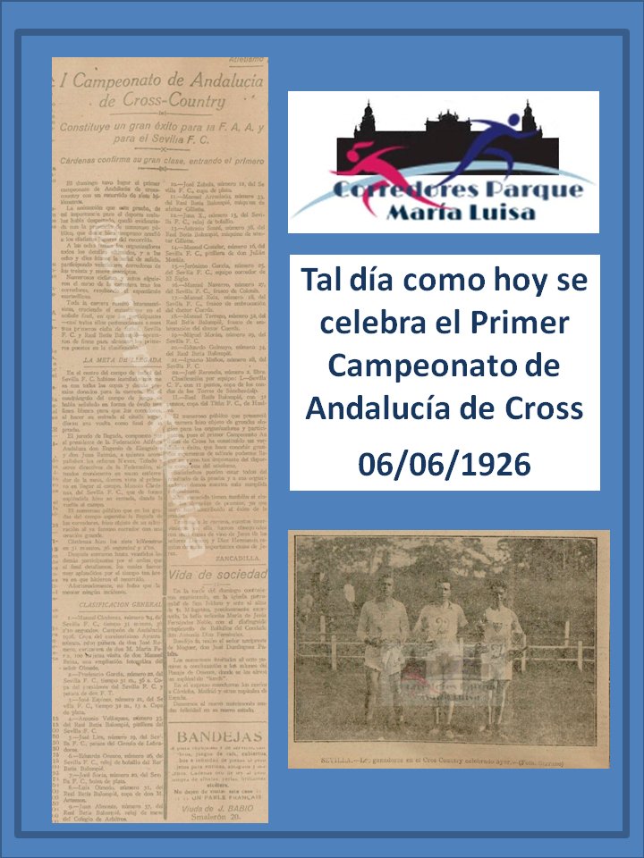Tal día como hoy se celebra el Primer Campeonato de Andalucía de Cross en 1926

<a href="/atletismoFAA/">Federación Andaluza de Atletismo</a>