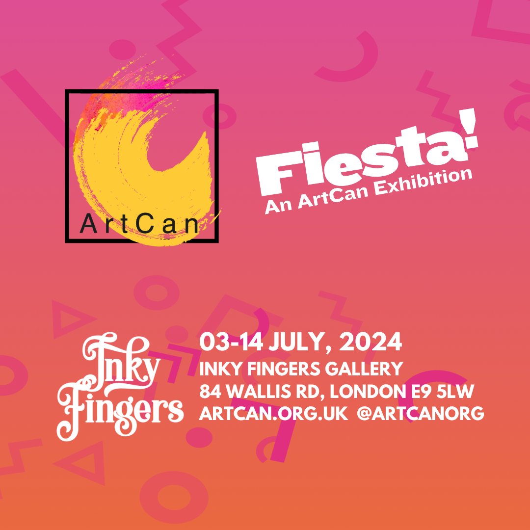 catsweet13's tweet photo. Coming soon!

A summer celebration of the diverse styles of @artcanorg artists, Fiesta! will take over Inky Fingers Gallery next month with a salon style hang of hundreds of artworks, including one of my own 😉

Stay tuned for more info soon...

#ArtCanOrg 
#ArtCanFiesta https://t.co/SxyhWa1OWo