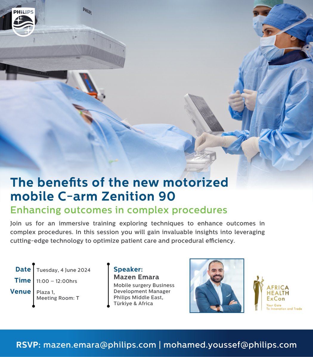 PhilipsME's tweet photo. Don’t miss our exclusive workshops at #AfricaHealthExcon. RSVP to secure your spot. Seats are limited. https://t.co/Tsgyt63huZ