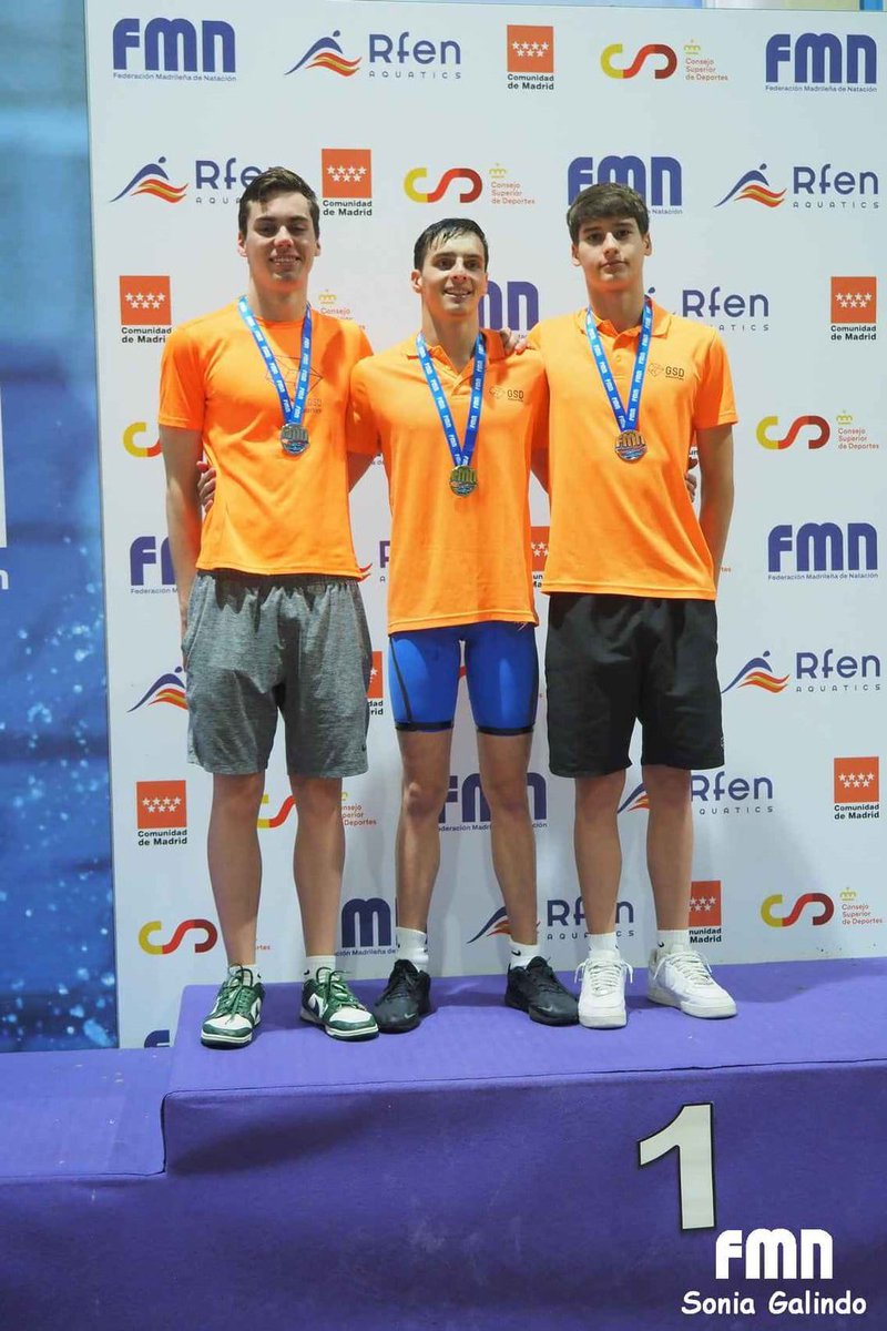 GSDcdeportivo's tweet photo. CTO. DE MADRID ABSOLUTO OPEN VERANO 1ª jornada:
🥇Antonio Luis López Díaz en 800 Libre 
🥈Rubén Van Gool Fernández en 800 Libre 
🥉Marcos García Concellón en 800 Libre 
🥇Irene Berbel Merino en 200 Mariposa 
🥉Marcos Rivas Escobosa 50 Braza 
🥉Claudia Camacho González 100 Braza https://t.co/81WSFuxwZU