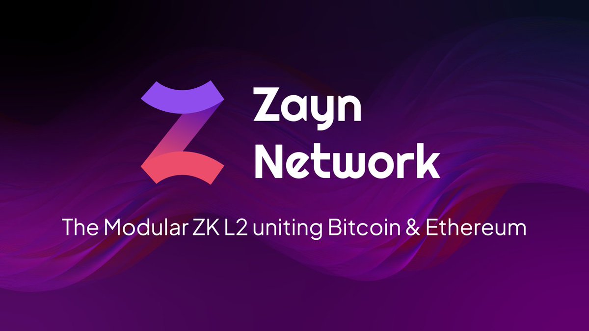 Zayn Network's testnet is LIVE! To celebrate, we have $105,000+ in $USDT and $ZAYN up for grabs 🎁

Discover our cutting-edge modular Layer 2 ZK-Sovereign Rollup that unites #Bitcoin &amp; #Ethereum for optimal efficiency, scalability, and security.

Details on participating 👇🧵