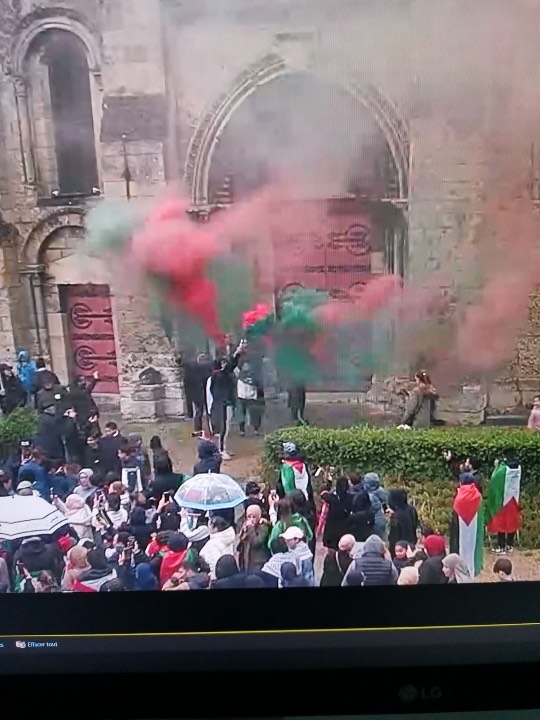 Profondément attristé par la manifestation qui a eu lieu samedi soir près du monument de la Déportation &amp; des Justes. Voir 200 personnes perturber un lieu chargé d'histoire et de mémoire est inacceptable, même si la cause est louable. #RespectMémoire #Histoire #Juste #Gaza