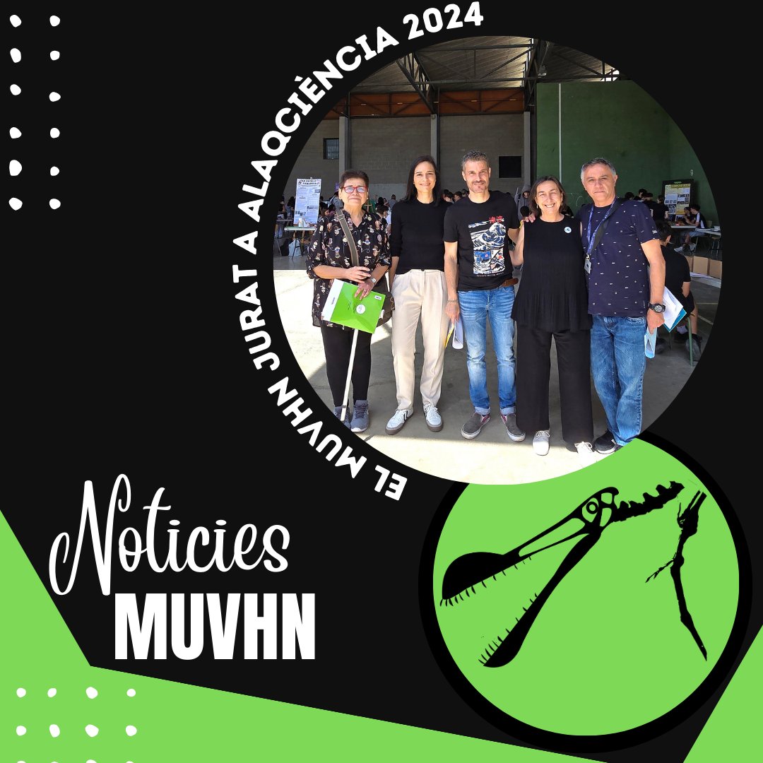 MuseuHN's tweet photo. El M[UV]HN va participar com a jurat en la 1ª mostra Ctem “alaQciència” el divendres 25/05 en l'IES Clara Campoamor d'Alaquàs, que va contar amb 28 projectes cientifics
Una jornada exitosa i una oportunitat de fer i donar a conéixer la ciència

#alaQciencia #muvhn #museuhn https://t.co/BmhlVnFMZe