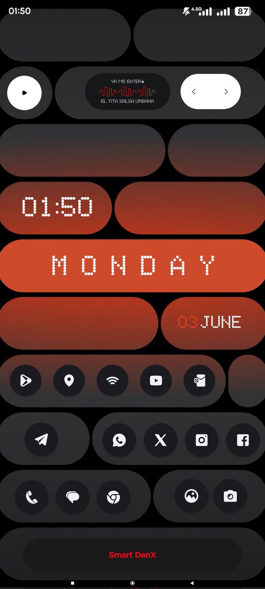 DanXKustom's tweet photo. My screenshots
@SmartLauncher
Widget #Nothing_20 @RajjAryaa edited and adapted
Icons #NothingIconPack @justnewdesigns
Wall @GrabsterStudios
Template @nalankang1
#KWGT #iconpack #myhomescreen #android #kustom #xiaomi #hyperos https://t.co/8pMi156wTN