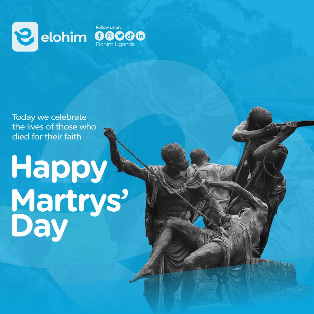 Elohim_Ug's tweet photo. Happy Martyrs Day, Uganda! 🇺🇬
As we honour the brave souls who stood for their beliefs, let’s embrace the spirit of courage and resilience in our lives. At Elohim, we are inspired by their legacy to create a better, more connected community.
#MartyrsDay #ElohimUg #WeAreOpenNow https://t.co/pHfSj4I7lr