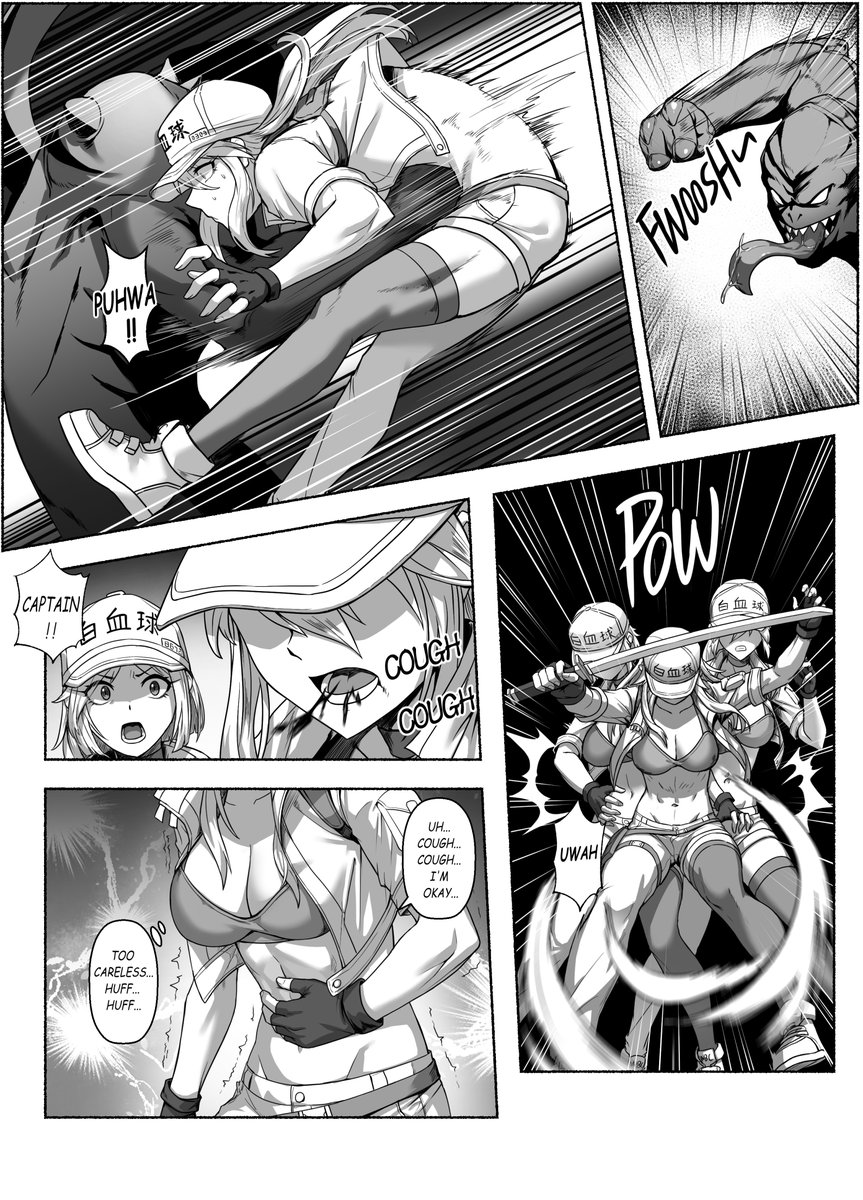 I translated 【Cells at Work BELLY PUNCH】 into English~ Thank you for your support~ I will continue to update.
Please go to my fanbox to view. 