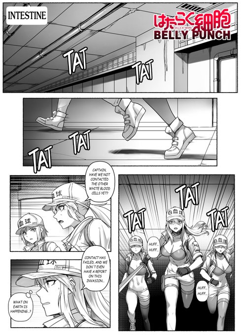 I translated 【Cells at Work BELLY PUNCH】 into English~ Thank you for your support~ I will continue to update.
Please go to my fanbox to view. 