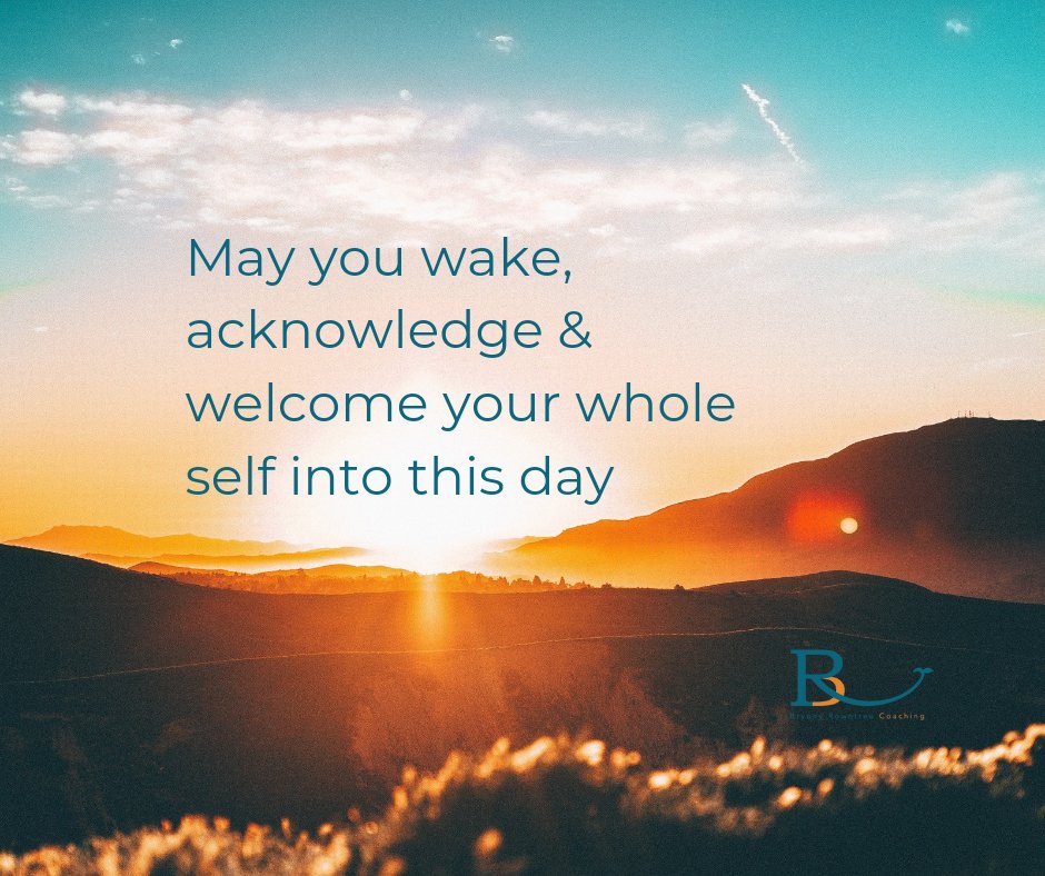 "May you wake, acknowledge &amp; welcome your whole self into this day"

☀️ Morning blessings 🙏

#morning #you #life #wellbeing #backtome