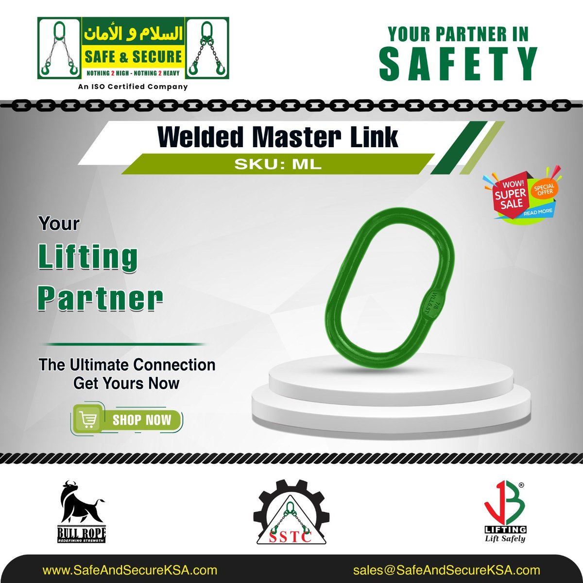 SafeAndSecureSA's tweet photo. 📷Shop Now!
https://t.co/Z0McNUjdnz

Secure your lift! 📷📷📷
Our welded master link is the ultimate connection solution

#WeldedMasterLink #LiftingSolutions #SecureConnections #LiftWithConfidence #MaterialHandling #IndustrialSolutions #LiftingGear #RiggingHardware https://t.co/salIBfxKzG