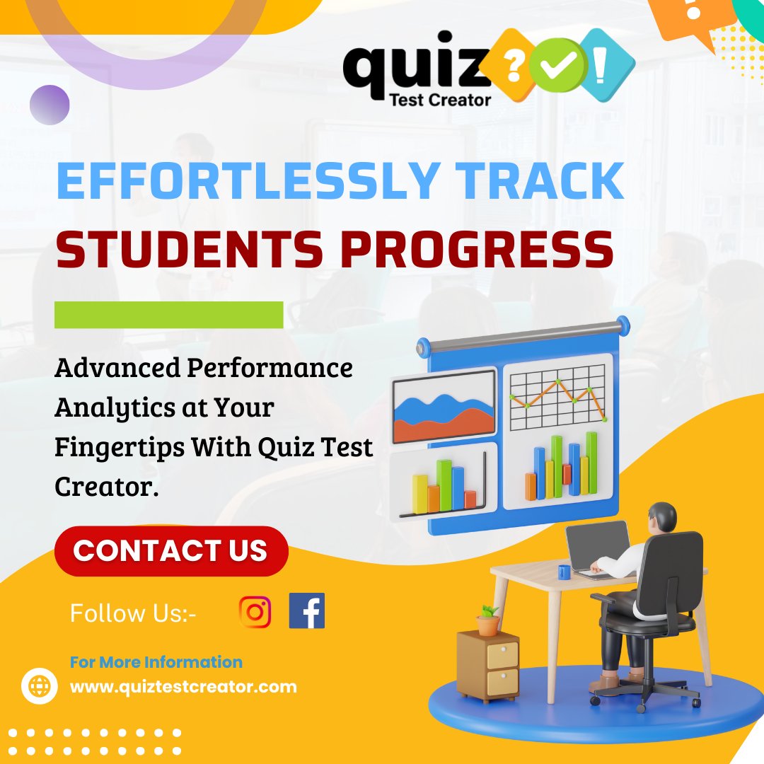 QuiztestCreator's tweet image. Elevate your teaching experience today! 📊

Take the action -Sign Up Now!  Visit Now: quiztestcreator.com

#EffortlessTracking #SmartAssessment #DataDrivenTeaching #TeachTech #EdTechAdvancements #QuizTestCreator