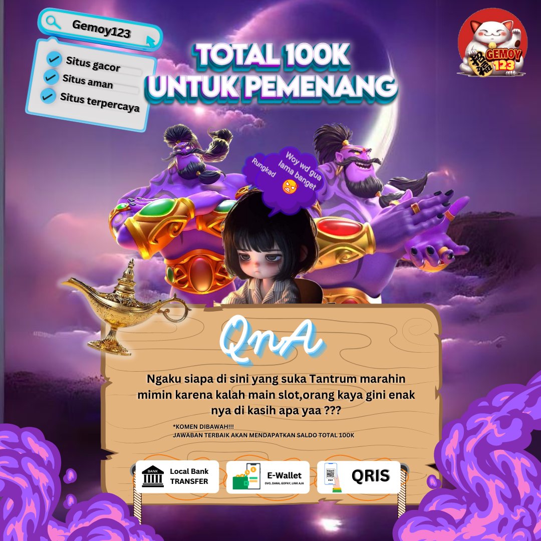 gemoy123vip's tweet photo. 100k untuk kamu yang ikutan event qna di facebook kita..!! ayo gas intip Facebook kita  FB : https://t.co/sF27Fms2ru https://t.co/IDDhoXNlP4