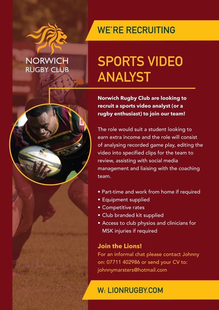 Norwich Rugby Club (@norwichrfc) on Twitter photo 