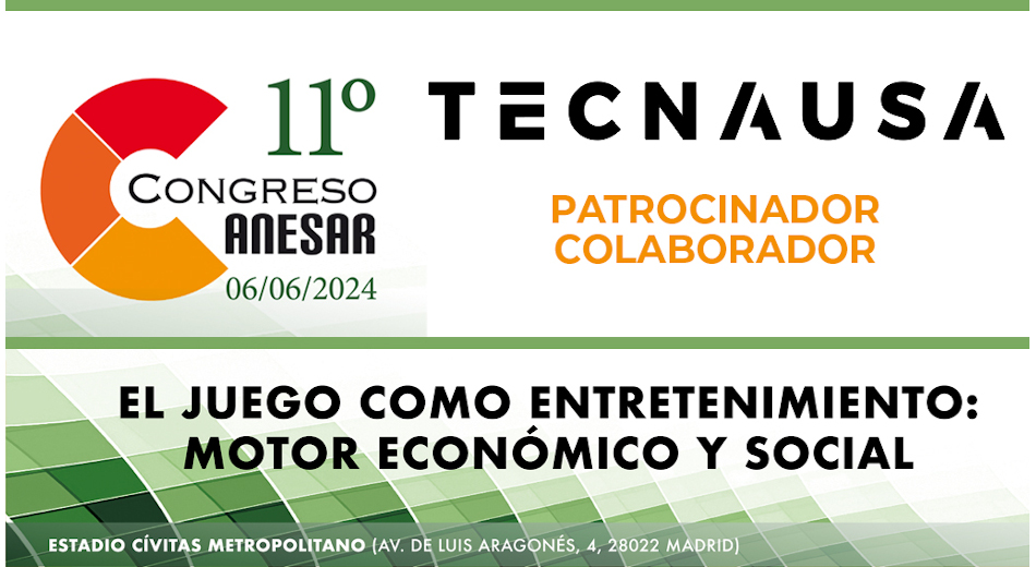 <a href="/Tecnausa/">Tecnausa</a>  colabora como patrocinador del Congreso <a href="/infoanesar/">ANESAR</a> sectordeljuego.com/2024/06/03/tec…