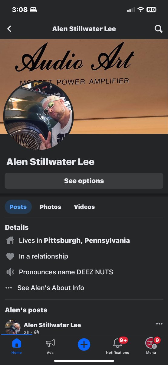 Alen Stillwater Lee enjoys abusing people on fakebook with abusive ableism. Please report this man to his employers @alenstillwaterlee from Pittsburgh facebook.com/al.stillwater.…