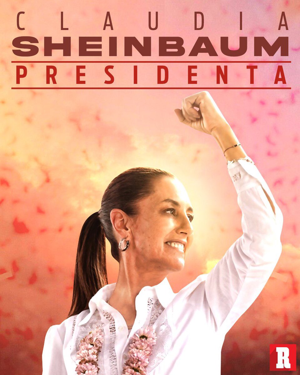 JackGmz's tweet photo. Llegó una gran mujer al poder de México @Claudiashein confiamos en ti ahora sigue con la #4taTransformación #mexico #morenadestruyendoaméxico #ClaudiaPresidentaDeMéxico2024 https://t.co/jhbUYbd3cA