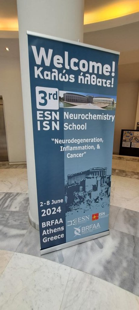 Welcome to the 3rd ESN-ISN Neurochemistry School 2024 <a href="/ESNsociety/">ESN</a>  <a href="/ISN_society/">International Society for Neurochemistry (ISN)</a> #3rdESNISNNeurochemisty2024 #WeAreNeurochemistry