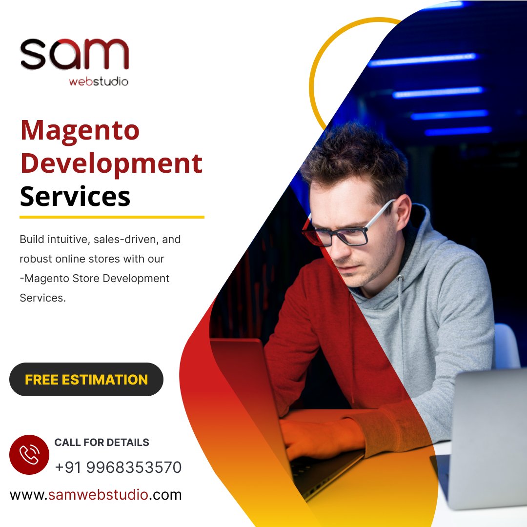 samwebstudio's tweet image. Looking for a user-friendly website that will attract more customers & increase sales? Then Your search ends at #SAMWebStudio, our team of #MagentoDevelopers helps to design a user-friendly site to fit your specific needs & goals.
☎️: +91 9968353570
➡️: bit.ly/35wS3xK