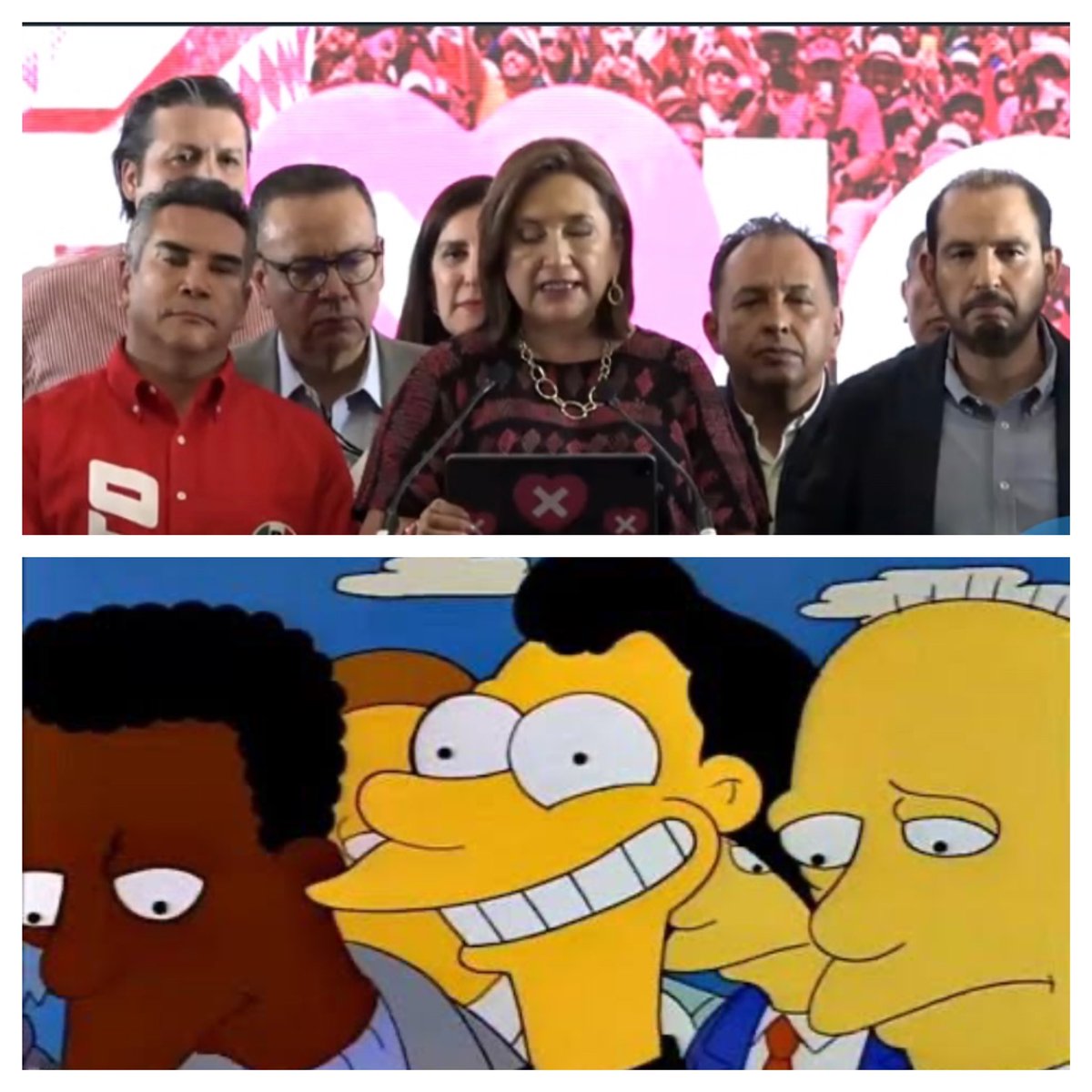 The Thompsons (@thethompsonsmx) on Twitter photo Yo sólo veo caras largas excepto la de <a href="/ClaudioXGG/">Claudio X. González G.</a> que los utilizó de práctica para crear su nuevo partido #EleccionesMéxico2024 Yo sólo veo caras largas excepto la de <a href="/ClaudioXGG/">Claudio X. González G.</a> que los utilizó de práctica para crear su nuevo partido #EleccionesMéxico2024
