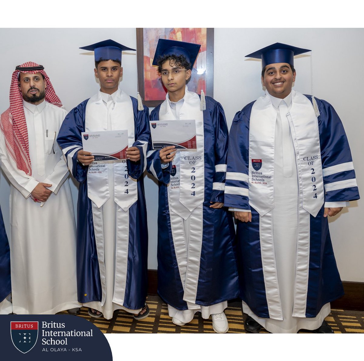Britus_AlOlaya's tweet photo. Once again, congratulations to the BISO graduating class of 2024. We are incredibly proud of you and wish you all the best in your future endeavours. May you continue to shine brightly and make us proud.

#admissionsopen #brituseducation #riyadhschools #graduation2024 https://t.co/O9OHlvY496