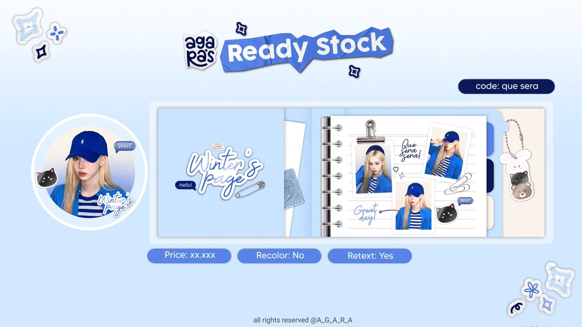 A_G_A_R_A's tweet photo. ~boleh bantu repost?tia💖

Hai!✨ aku mau minta tolong ospekin 10 layout ready stock ini dongg😖

Kalau ada kesamaan dengan BA lain atau foto yg digunakan dari sumber haram boleh DM aku yaa!🌷💗

Have a nice day all!💖 #zonauang https://t.co/wz38vMrZ4p
