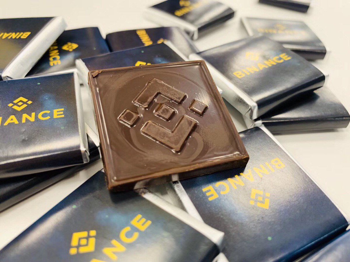 binance's tweet photo. Keep your friends close and your chocolate closer. https://t.co/ArzViK0vgO