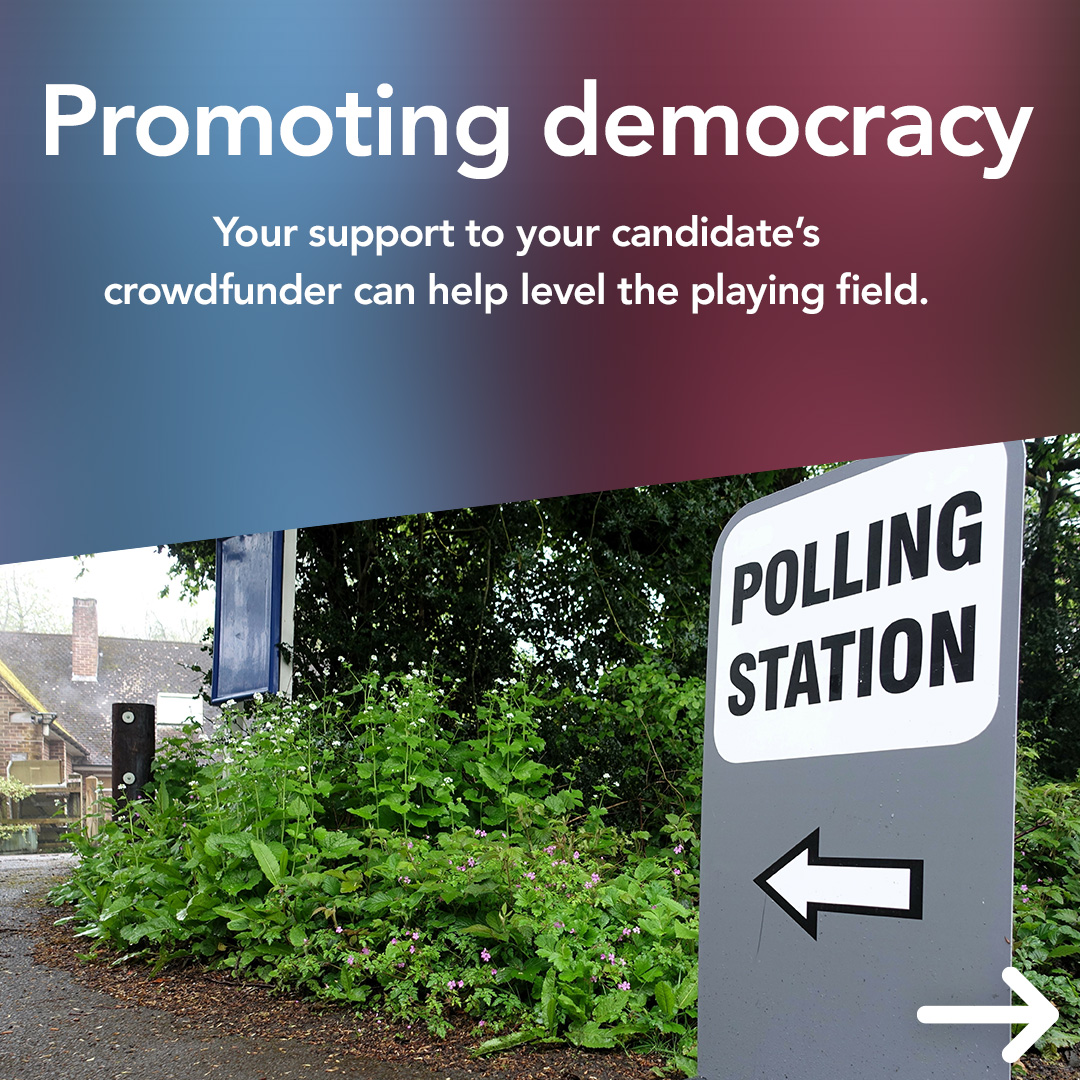 crowdfunderuk's tweet image. 🗳️ General Election 2024: Show your support for local candidates on Crowdfunder! Learn how your contributions can shape the future of your community.  🌟 #Election2024 #SupportYourCandidate

🔗 l8r.it/TlXb