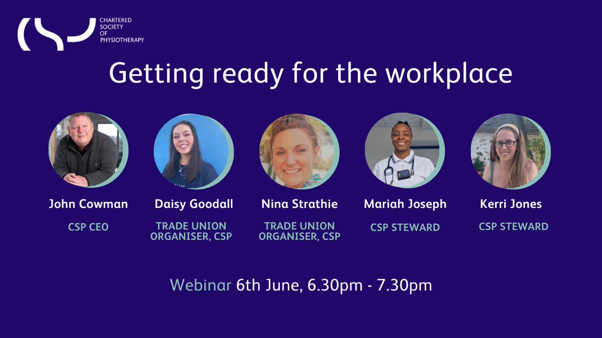Physio students, are you ready for the workplace?

Join our free webinar this Thursday which will help you prepare for your first physio job.

Sign up👇
eventbrite.co.uk/e/getting-read…