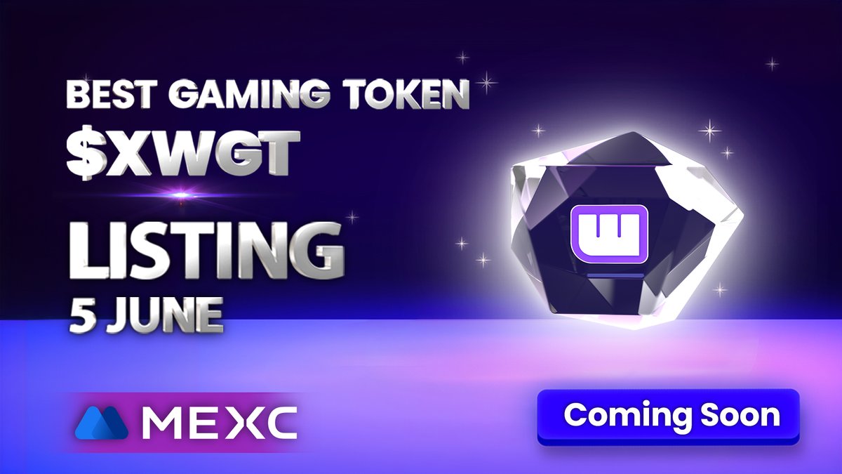 🚨 Calling all traders and investors! 🚨

$XWGT is about to make waves on @MEXC_Official! 🚀 Get ready for an adrenaline rush in the world of #DeFi.

#WodoNetwork  #cryptolisting #TokenSale #IEO #Tokenization #NewListings