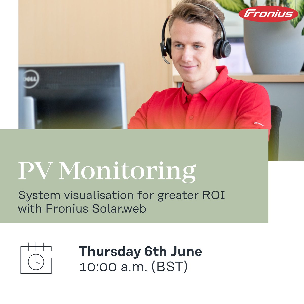 Fronius UK Webinar - Thurs 06/06/24
Learn how to visualise your PV installation and maximise your grid independence using Fronius Solar.Web monitoring platform. Register here: register.gotowebinar.com/register/67542…