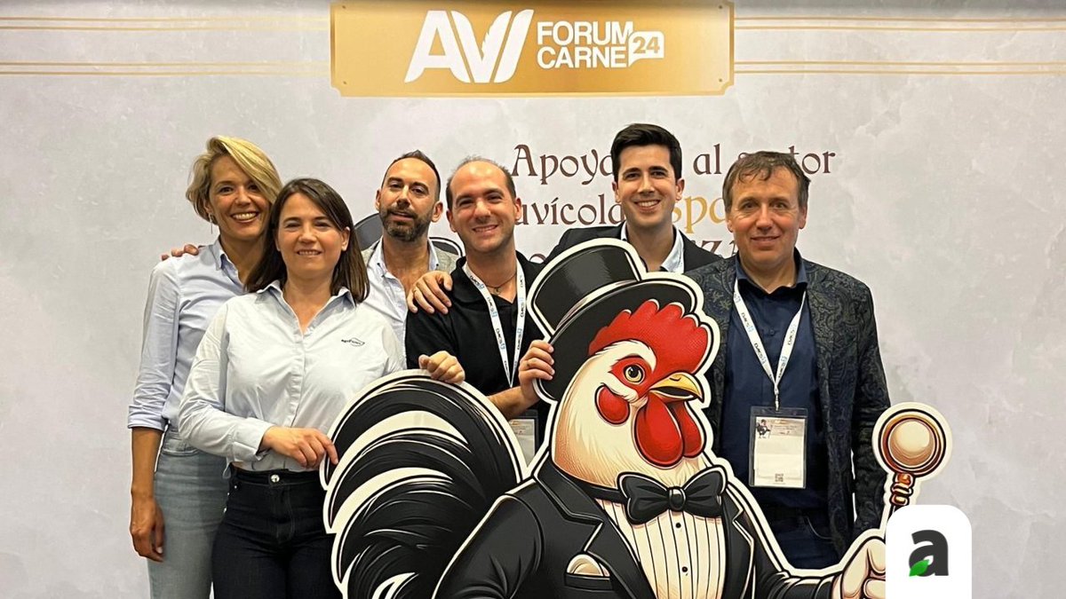grupo_agrinews's tweet photo. ¡La semana pasada dimos por finalizado el #aviFORUM #Carne 2024 en el Rafael Hoteles Atocha, Madrid!
Gracias a todos los asistentes un año más por participar en el evento de #avicultura referente en España.
"Apoyando al sector avícola español con AVIANZA" 🐓 🇪🇸 https://t.co/ty8x4LRM13